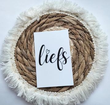 Mini kaartje | liefs beschikbaar voor biedingen