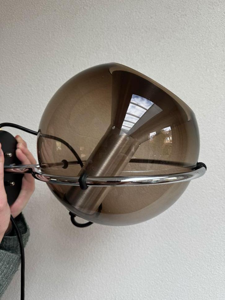 RAAK wandlamp Globe, Huis en Inrichting, Lampen | Wandlampen, Gebruikt, Glas, Metaal, Ophalen