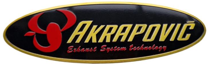 Akrapovic aluminium uitlaatplaatje #3, Motoren, Accessoires | Stickers, Verzenden