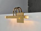 Regency Lumina messing pleziglas schilderijlamp kastlamp ‘80, N, N, Ophalen of Verzenden, Zo goed als nieuw