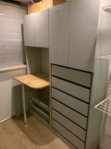pax kastcombinatie, met lades, manden en deuren
