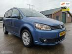 Volkswagen Touran 1.4 TSI Highline automaat/7p/navi/pdc, Gebruikt, Zwart, 4 cilinders, Blauw