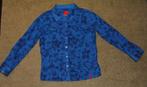 Esprit cobalt blauw bloemen blouse bloesje overhemd 104-110, Meisje, Overhemd of Blouse, Nieuw, Ophalen of Verzenden