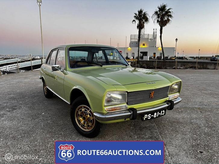 Peugeot 504 GR | 1979 | Route 66 Auctions, Auto's, Oldtimers, Bedrijf, Te koop, Peugeot, Benzine, Overige carrosserieën, Handgeschakeld