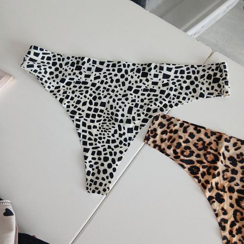 Set strings dierenprint panter luipaard l.xl, Kleding | Dames, Ondergoed en Lingerie, Slip, Ophalen of Verzenden
