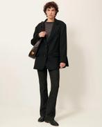 Sessùn prachtig oversized jasje, zwarte gaberdine, XS/S, Sessùn, Zwart, Nieuw, Ophalen of Verzenden