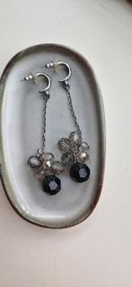 Swarovski oorbellen, Ophalen of Verzenden, Zo goed als nieuw, Zilver, Overige materialen