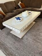 Natuurstenen meubels Salontafel met Accessoires, Gebruikt, 50 tot 75 cm, Glas, 150 tot 200 cm