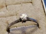 ring- zilver,925, met fraaie steen, diameter 2 cm, Gebruikt, 20 of groter, Ophalen of Verzenden, Met edelsteen