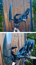 Urban Iki Fietszitje Voorzitje + Windscherm, Fietsen en Brommers, Ophalen of Verzenden, Urban Iki, Gebruikt, Voetsteuntjes