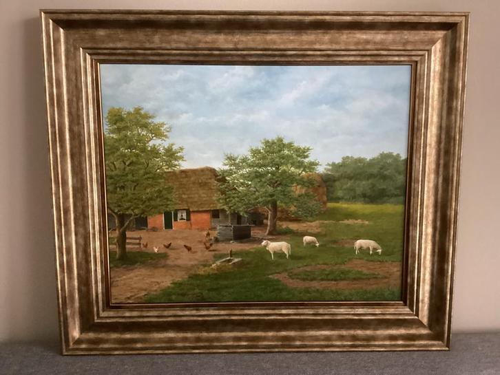 Schilderij van Piet Sprenkels, Antiek en Kunst, Kunst | Schilderijen | Klassiek, Ophalen