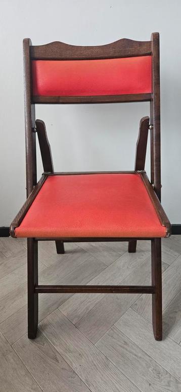 Vintage art deco Shanghai Opklapstoel beschikbaar voor biedingen