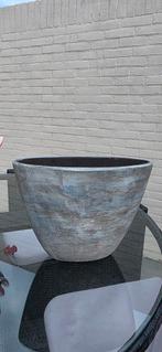 Grote ovale bloempot - Betonlook, Ophalen, Tuin, Gebruikt, Beton