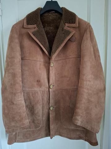 Lammy coat suede leren heren winterjas – maat XL beschikbaar voor biedingen