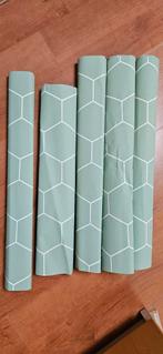 Behang met honingraat motief, Huis en Inrichting, Ophalen of Verzenden, Minder dan 10 m², Wit, Modern