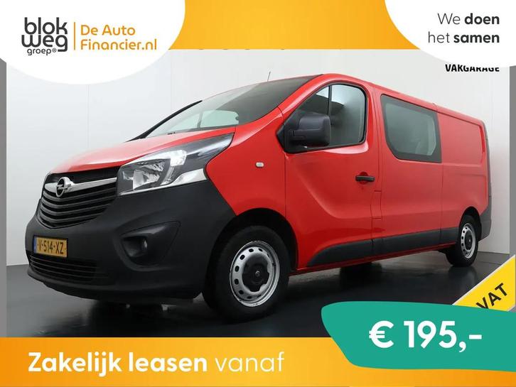 Opel Vivaro D 126PKDubbele Cabine 5-Persoons L2 € 11.675,0, Auto's, Bestelauto's, Bedrijf, Te koop, ABS, Achteruitrijcamera, Airconditioning