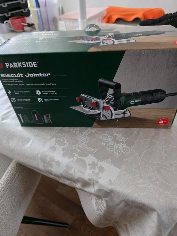 Parkside Lamellen Deuvelfrees - Nieuw in Doos, Doe-het-zelf en Verbouw, Gereedschap | Overige machines, Ophalen of Verzenden