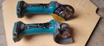 2x Makita slijptol 18v zonder accu, Ophalen, Gebruikt, 1000 watt of meer, Haakse handslijpmachine