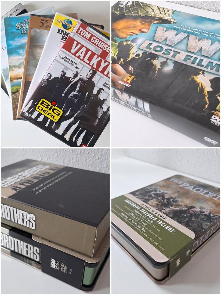 Pakket bundel tweede wereld oorlog dvd's, Cd's en Dvd's, Dvd's | Actie, Zo goed als nieuw, Oorlog, Ophalen of Verzenden