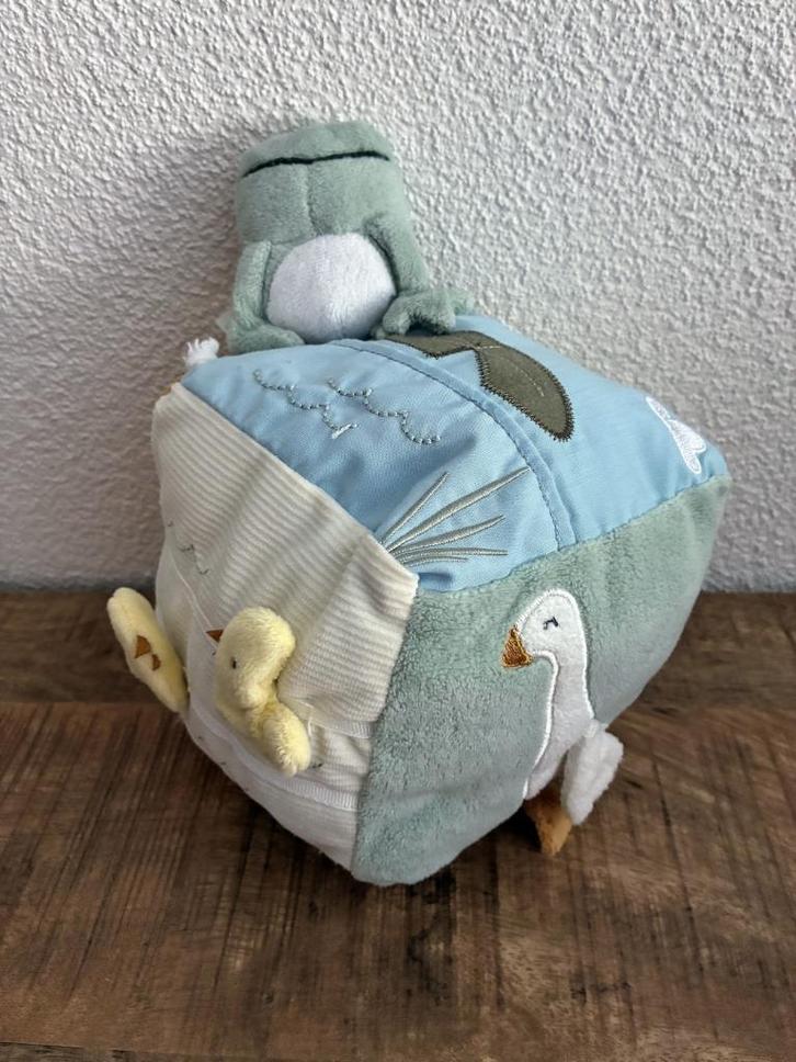 Little Dutch activiteitenkubus - stoffen kubus goose. PRIMA., Kinderen en Baby's, Speelgoed | Babyspeelgoed, Zo goed als nieuw
