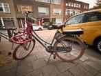 Meiden fiets grijs met roze, Fietsen en Brommers, Fietsen | Dames | Omafietsen, Ophalen, Gebruikt