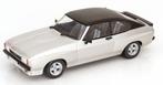 Ford Capri MK II X-Pack 1975 (RHD) Zilver Metallic / Zwart, Hobby en Vrije tijd, Modelauto's | 1:18, Overige merken, MCG, Auto