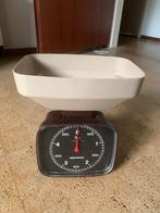 Vintage Soehnle Keukenweegschaal weegschaal bruin/cremekleur, Witgoed en Apparatuur, Weegschalen, Keukenweegschaal, Ophalen of Verzenden