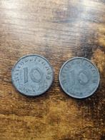 2x 10 pfennig 1941 WW2, Postzegels en Munten, Munten | Europa | Niet-Euromunten, Duitsland, Ophalen of Verzenden, Losse munt