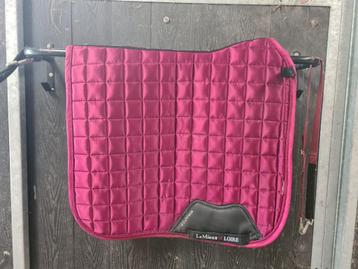Zadeldek LeMieux Loire Dressage – donkerrood beschikbaar voor biedingen