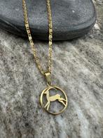 14K Gouden Ketting met Hanger, Ophalen of Verzenden, Zo goed als nieuw, Goud, Met hanger