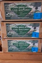 3 dozen a  6 kunst grastegels ., Ophalen of Verzenden, Nieuw, Minder dan 10 m², Kunstgras