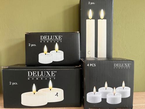 Deluxe ledkaarsen set en batterijen  - laatste kans T.E.A.B, Huis en Inrichting, Woonaccessoires | Kandelaars en Kaarsen, Zo goed als nieuw