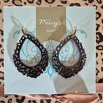 Miccy's Jewelz Zwarte Buffelhoorn Oorbellen, Ophalen of Verzenden