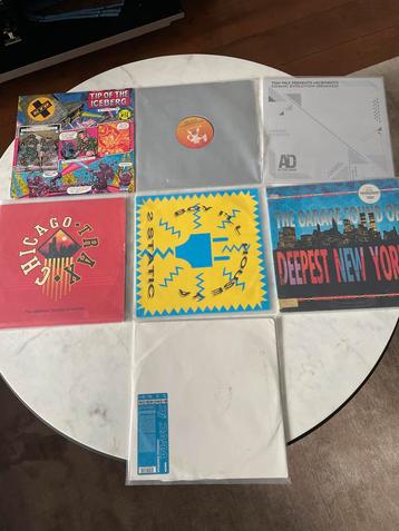 7 Vinyl Platen - House, Techno, Meer! Ook Los Te Koop beschikbaar voor biedingen