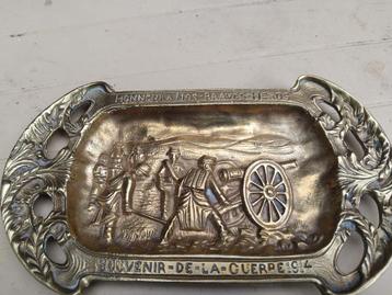 Geel koperen souvenier de la geurre 1914 beschikbaar voor biedingen