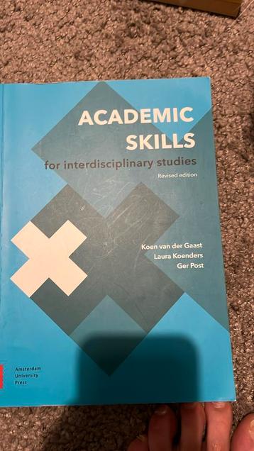 Academic Skills for Interdisciplinary Studies beschikbaar voor biedingen