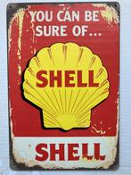 Shell reclamebord 30 bij 20 metaal, Verzamelen, Ophalen of Verzenden, Zo goed als nieuw, Reclamebord