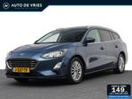 Ford Focus Wagon 1.0 125pk EcoBoost Hybrid Titanium X Busine, 65 €/maand, Gebruikt, Blauw, Origineel Nederlands