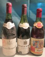 3 Franse Wijnen - Gigondas - 1979 en 1982, Frankrijk, Ophalen of Verzenden, Zo goed als nieuw, Rode wijn