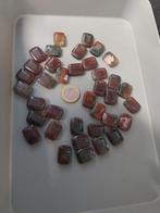 Partij gepolijste mos agaat cabochons, Ophalen of Verzenden, Zo goed als nieuw