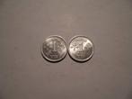 2 munten Pakistan 1 paisa 1974/1975, Ophalen of Verzenden, Zuid-Azië, Setje