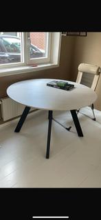 Ronde eetkamertafel, Huis en Inrichting, Tafels | Eettafels, Ophalen, Zo goed als nieuw, Rond, 100 tot 150 cm