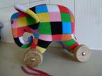Elmer het olifantje op wieltjes, Ophalen of Verzenden, Zo goed als nieuw, Overige typen, Met wieltjes