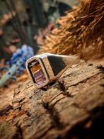 Zilveren zegelring met ametrien - handgemaakt, 18 tot 19, Nieuw, Ophalen of Verzenden, Dame of Heer