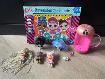 Set LOL surprise poppen en puzzel beschikbaar voor biedingen