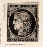 Yv. 3 Postzegel Frankrijk: Ceres 1849 [gestempeld]., Verzenden, Gestempeld