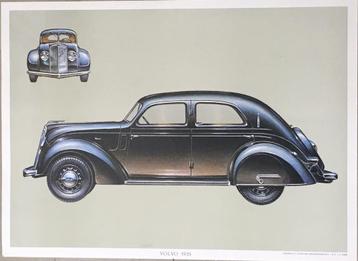 Poster, prent. Volvo. PV36 44x32 cm v. A.v/d Hoek Olyslagers beschikbaar voor biedingen
