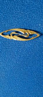 ART NOUVEAU BROCHE, "NAAR" MUCHA, TWEE KRAANVOGELS, Sieraden, Tassen en Uiterlijk, Antieke sieraden, Ophalen of Verzenden, Overige materialen