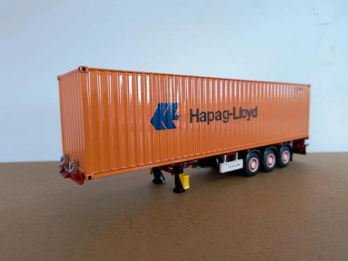 Wsi F&R container oplegger, Hobby en Vrije tijd, Modelauto's | 1:50, Zo goed als nieuw, Bus of Vrachtwagen, Wsi, Ophalen of Verzenden