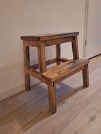 Ikea Bekväm kruk geolied, Huis en Inrichting, Krukjes, Ophalen, Zo goed als nieuw, Hout